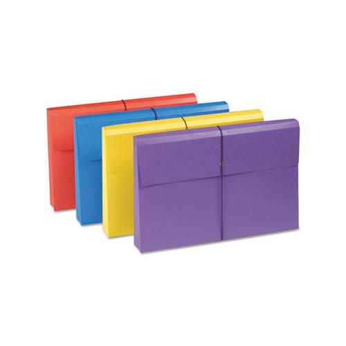 Expanding Wallet W- Antimicrobial Product Protection, 2" Expansion, 1 Section, Legal Size, Assorted, 4-pack