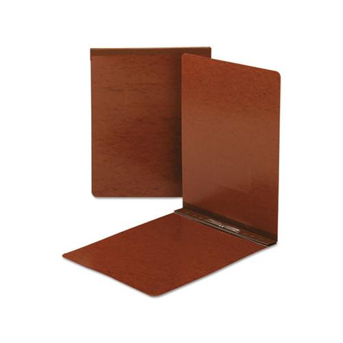 End Opening Pressboard Report Cover, Prong Fastener, Letter, Red