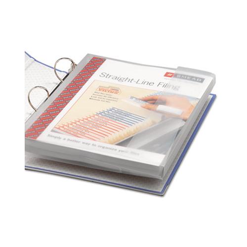 Poly Ring Binder Pockets, 9 X 11.5, Clear, 3-pack