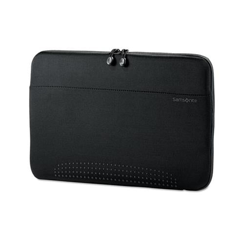 15.6" Aramon Laptop Sleeve, Neoprene, 15-3-4 X 1 X 10-1-2, Black