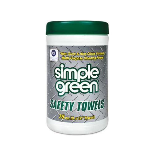 Safety Towels, 10 X 11 3-4, 75-canister, 6 Per Carton