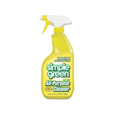 Industrial Cleaner And Degreaser, Concentrated, Lemon, 24 Oz Bottle, 12-carton