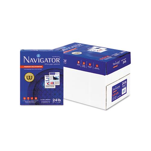 Premium Multipurpose Copy Paper, 99 Bright, 24lb, 8.5 X 11, White, 500 Sheets-ream, 10 Reams-carton
