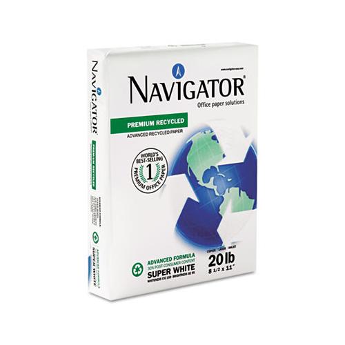 Premium Recycled Office Paper, 92 Bright, 20lb, 8.5 X 11, White, 500 Sheets-ream, 10 Reams-carton