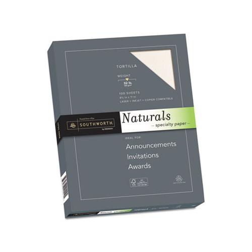 Naturals Paper, 32 Lb, 8.5 X 11, Latte, 100-pack