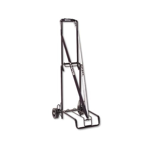 Luggage Cart, 125 Lb Capacity, 13 X 10 Platform, Black Steel