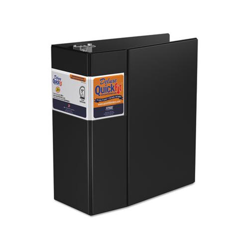 Quickfit D-ring Binder, 3 Rings, 5" Capacity, 11 X 8.5, Black