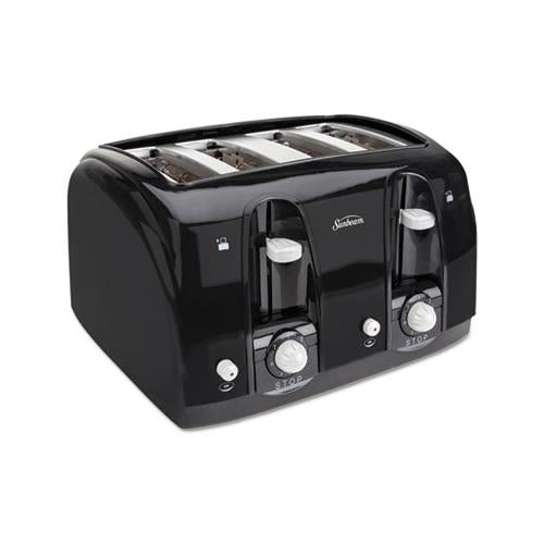 Extra Wide Slot Toaster, 4-slice, 11 3-4 X 13 3-8 X 8 1-4, Black