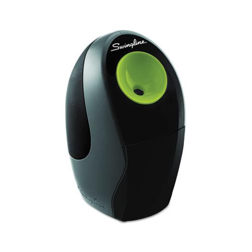 Compact Electric Pencil Sharpener, Ac-battery-powered, 3.25" X 4.4" X 5.5", Graphite-green