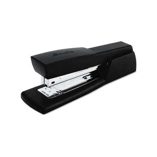 Light-duty Full Strip Desk Stapler, 20-sheet Capacity, Black