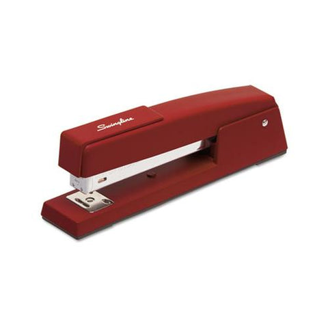 747 Classic Full Strip Stapler, 20-sheet Capacity, Lipstick Red