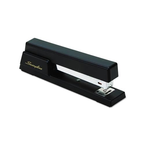 Premium Commercial Full Strip Stapler, 20-sheet Capacity, Black