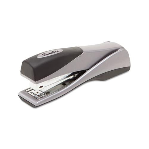 Optima Grip Full Strip Stapler, 25-sheet Capacity, Silver