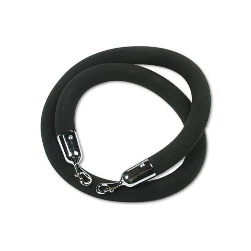 Crowd Control Rope, Velour, 6ft, Black