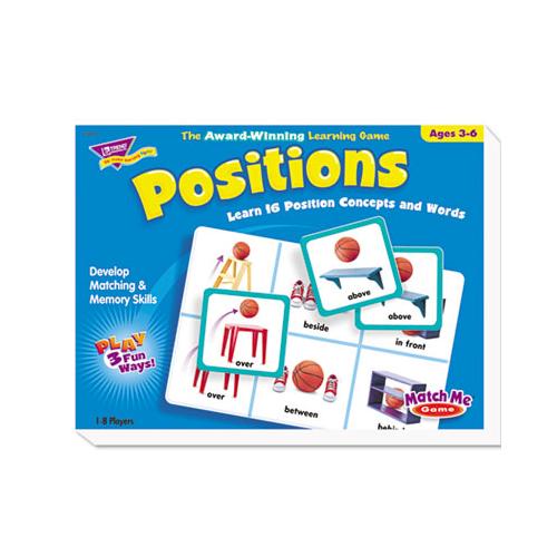 Positions Match Me Puzzle Game, Ages 5-8