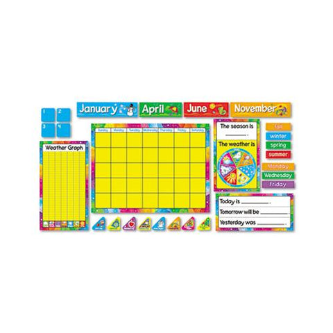 Year Around Calendar Bulletin Board Set, 22" X 17"