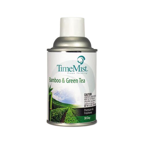 Premium Metered Air Freshener Refill, Bamboo-green Tea, 6.6 Oz Aerosol, 12-carton
