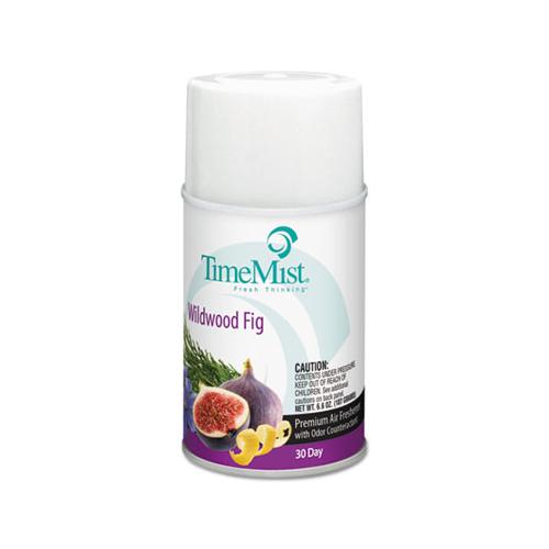 Premium Metered Air Freshener Refill, Wildwood Fig, 6.6 Oz Aerosol, 12-carton