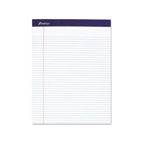 Legal Ruled Pads, Narrow Rule, 8.5 X 11.75, White, 50 Sheets, 4-pack