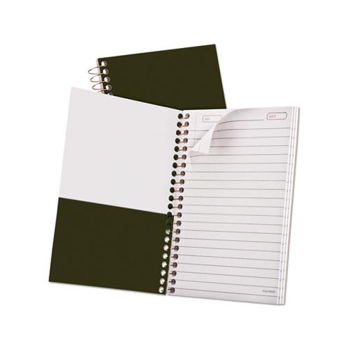 Gold Fibre Personal Notebooks, 1 Subject, Medium-college Rule, Classic Green Cover, 7 X 5, 100 Sheets
