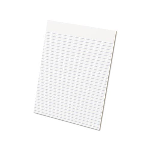 Glue Top Pads, Wide-legal Rule, 8.5 X 11, White, 50 Sheets, Dozen
