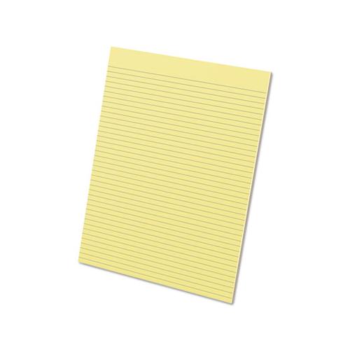 Glue Top Pads, Narrow Rule, 8.5 X 11, Canary, 50 Sheets, Dozen
