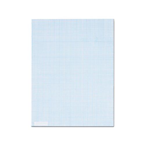 Quadrille Pads, 8 Sq-in Quadrille Rule, 8.5 X 11, White, 50 Sheets