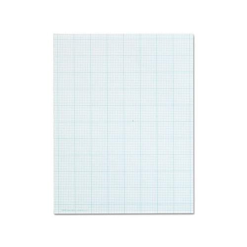Cross Section Pads, 10 Sq-in Quadrille Rule, 8.5 X 11, White, 50 Sheets