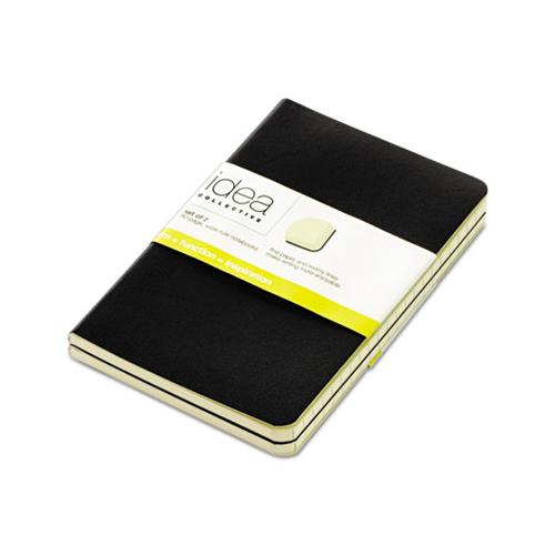 Idea Collective Journal, Wide-legal Rule, Black Cover, 5.5 X 3.5, 40 Sheets, 2-pack