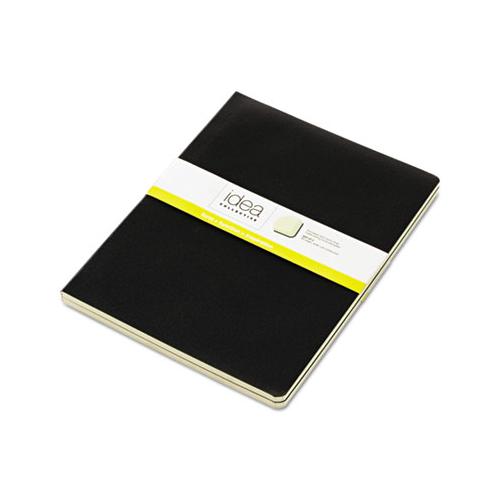 Idea Collective Journal, 1 Subject, Wide-legal Rule, Black Cover, 10 X 7.5, 48 Sheets, 2-pack