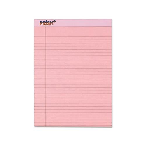 Prism + Writing Pads, Wide-legal Rule, 8.5 X 11.75, Pastel Pink, 50 Sheets, 12-pack