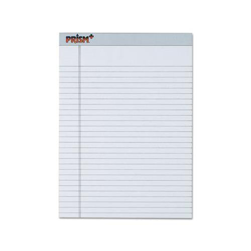 Prism + Writing Pads, Wide-legal Rule, 8.5 X 11.75, Pastel Gray, 50 Sheets, 12-pack