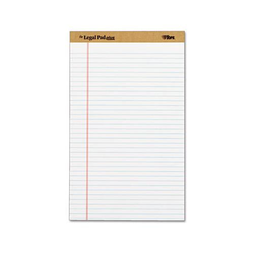 "the Legal Pad" Perforated Pads, Wide-legal Rule, 8.5 X 14, White, 50 Sheets, Dozen