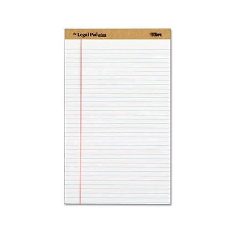 "the Legal Pad" Perforated Pads, Wide-legal Rule, 8.5 X 14, White, 50 Sheets, Dozen