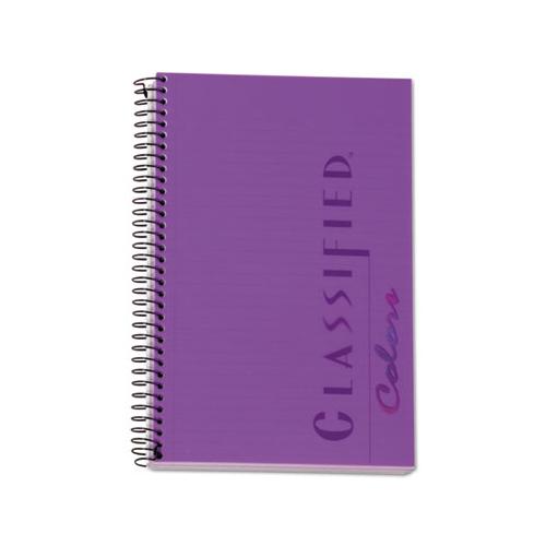 Color Notebooks, 1 Subject, Narrow Rule, Orchid Cover, 8.5 X 5.5, 100 Sheets