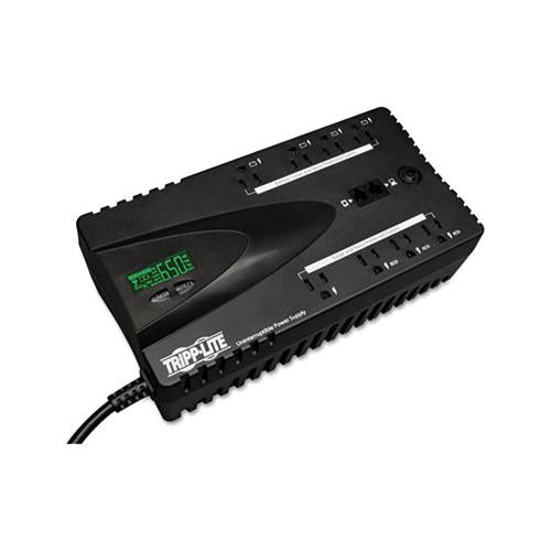 Eco Series Energy-saving Standby Ups, Usb, Lcd Display, 8 Outlets, 650 Va, 420 J