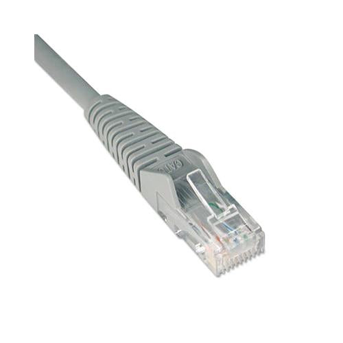 Cat6 Gigabit Snagless Molded Patch Cable, Rj45 (m-m), 1 Ft., Gray