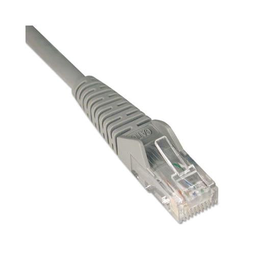 Cat6 Gigabit Snagless Molded Patch Cable, Rj45 (m-m), 7 Ft., Gray