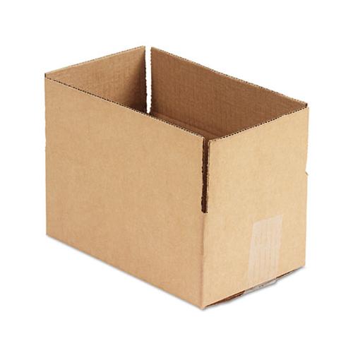 Fixed-depth Shipping Boxes, Regular Slotted Container (rsc), 10" X 6" X 4", Brown Kraft, 25-bundle