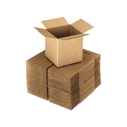 Cubed Fixed-depth Shipping Boxes, Regular Slotted Container (rsc), 18" X 18" X 18", Brown Kraft, 20-bundle