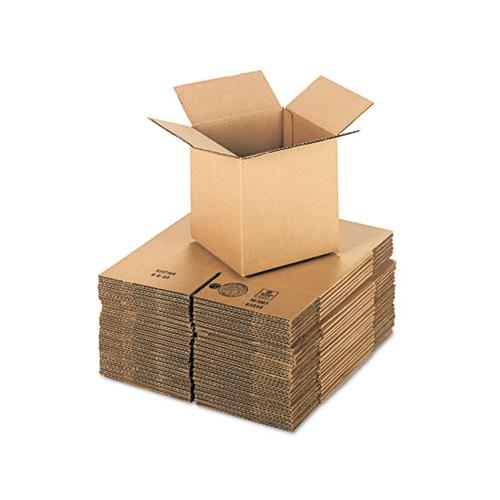 Cubed Fixed-depth Shipping Boxes, Regular Slotted Container (rsc), 8" X 8" X 8", Brown Kraft, 25-bundle