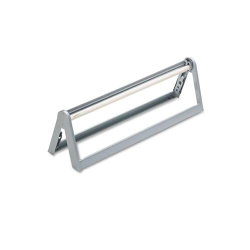 Paper Roll Cutter For Rolls Up To 9" In Diameter, 24" Wide, Steel, Light Gray