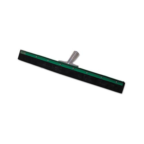 Aquadozer Heavy Duty Floor Squeegee, 18 Inch Blade, Green-black Rubber, Straight