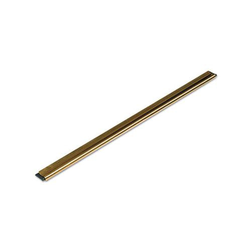 Golden Clip Brass Channel W-black Rubber Blade & Clip, 18in, Straight