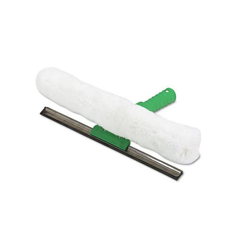 Visa Versa Squeegee & Strip Washer,10 Inches, Nylon-rubber-cloth, White-green