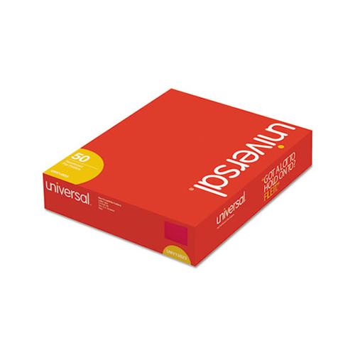 Deluxe Reinforced Top Tab Folders With Two Fasteners, 1-3-cut Tabs, Letter Size, Red, 50-box