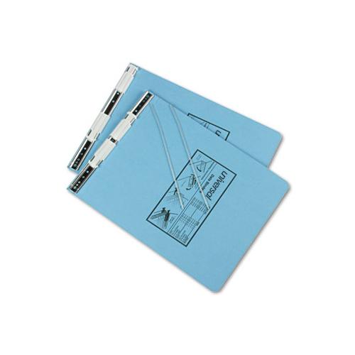 Pressboard Hanging Binder, 2 Posts, 6" Capacity, 9.5 X 11, Light Blue