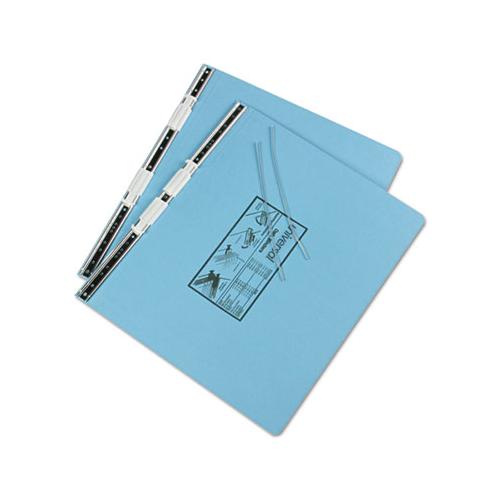 Pressboard Hanging Binder, 2 Posts, 6" Capacity, 14.88 X 11, Light Blue