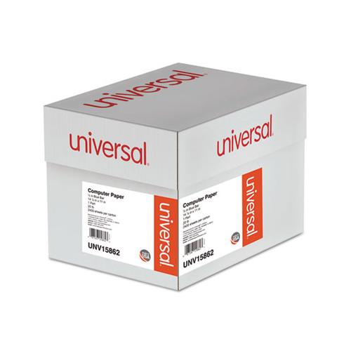 Printout Paper, 1-part, 20lb, 14.88 X 11, White-blue Bar, 2, 400-carton