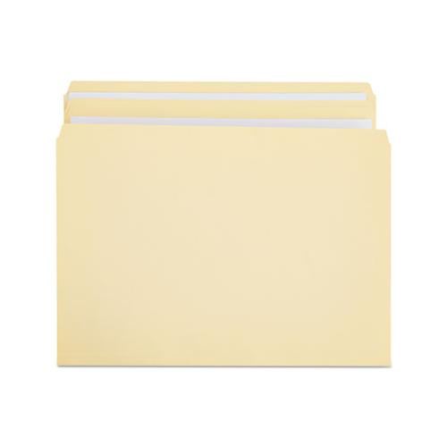Double-ply Top Tab Manila File Folders, Straight Tab, Letter Size, 100-box